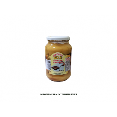 DOCE CASEIRO - MSB - 680g LEITE COM CHOCOLATE